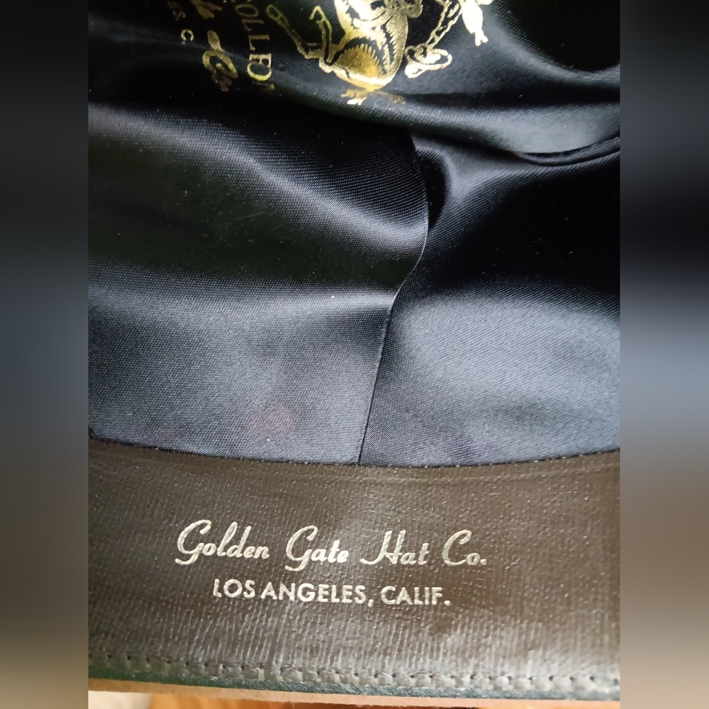Golden Gate Hat Company Los Angeles, Calif. Rodeo Drive Men's Cowboy Hat 7 1/4 - Picture 10 of 10